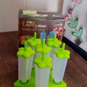 Plastic Ice Cream Molds with Lid (1 Set / 6 Pc)