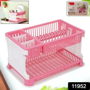 Plastic Kitchen Organizer Rack with Water Storing Tray