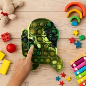 Premium Cartoon Shape Silicone Pop It Fidget Toy (1 Pc)