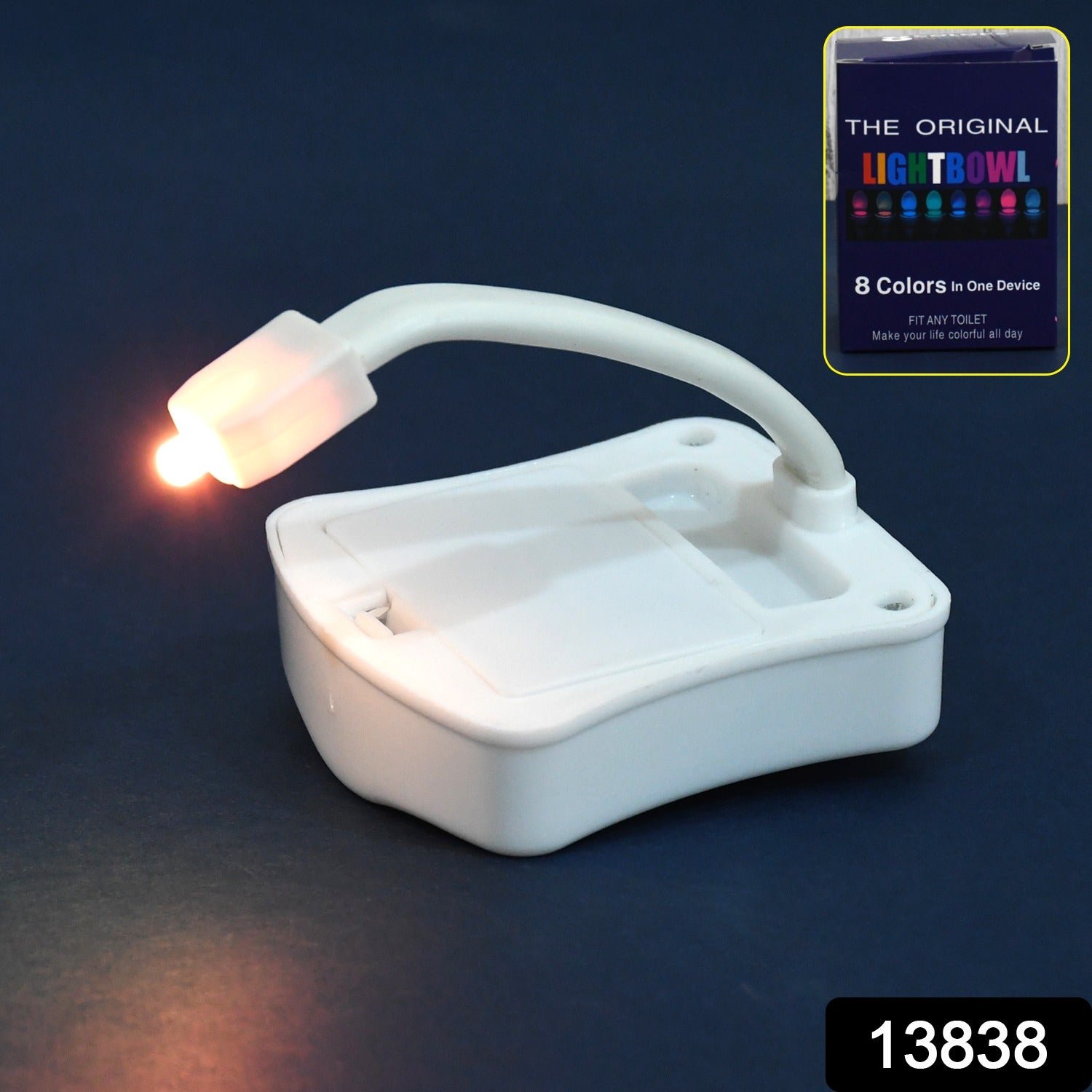 Toilet Light, LED Toilet Bowl Light Toilet Cover Lamp (1 Pc / Battery Not Included) - Image 2