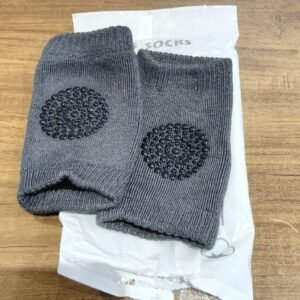 Dark Grey Toddler Wool Knit Leg Warmer (Knee Guard)