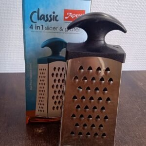 Apex Classic 4-in-1 Stainless Steel Grater & Slicer with Handle