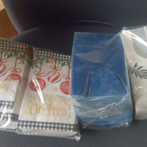 Multi-Color & Printed Disposable Food Wrapping Paper Set (20 Pc)