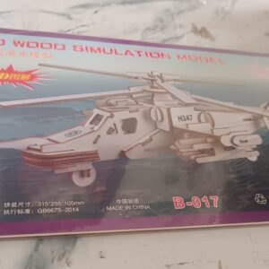 3D Wooden Aircraft Puzzle DIY Assembly Kit (Mix Design – 1 Set)