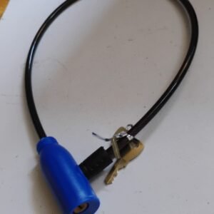 Heavy Duty Multipurpose Steel Cable Safety Lock with 2 Keys (1 Pc)