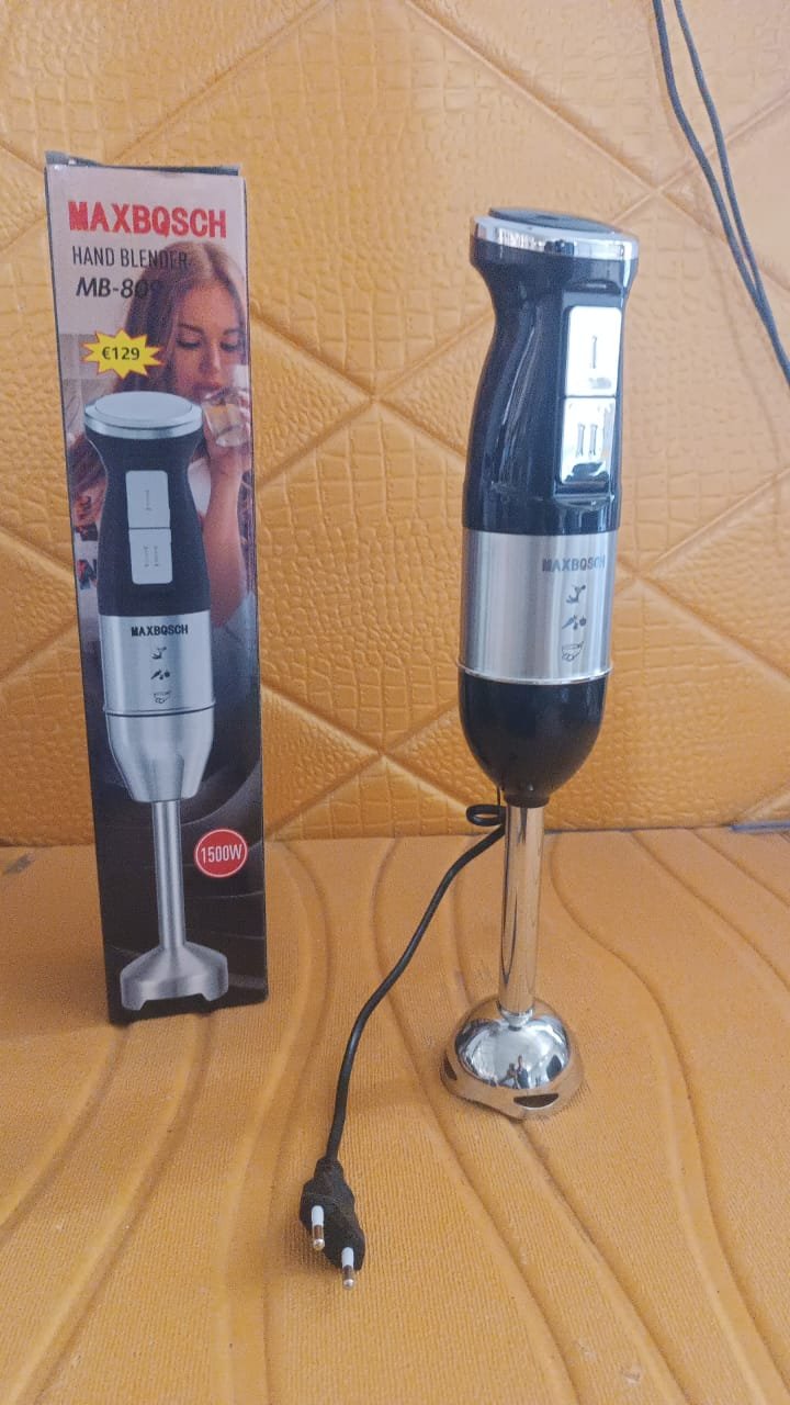 Stainless Steel Handheld Emulsion Blender With Four-blade Blade (1500W / 1 Pc) - Image 9