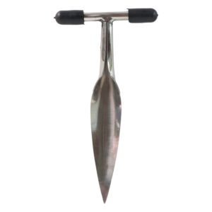 Stainless Steel Coconut Breaker Tool with Comfortable T-Handle (1 Pc)