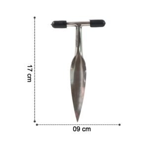 Stainless Steel Coconut Breaker Tool with Comfortable T-Handle (1 Pc)