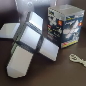 Foldable Camping Light USB Rechargeable LED Lamp with Hanging Hook (1 Pc)