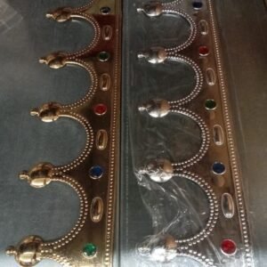 Royal Crown with Colored Gems (1 Pc / Mix Color)