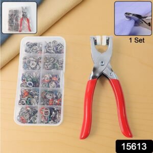 Heavy Duty Snap Button Fastener Plier Tool Kit (1 Set)
