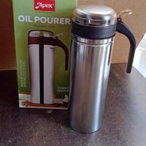 Apex 1000ml Approx. Stainless Steel Oil Pourer (1 Pc)