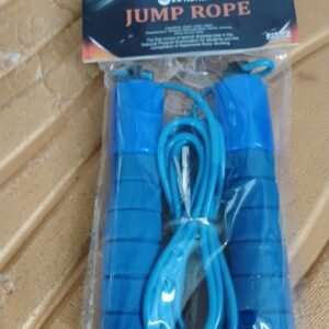 Adjustable Skipping Rope with Digital Jump Counter and Foam Grip Handles (1 Pc)