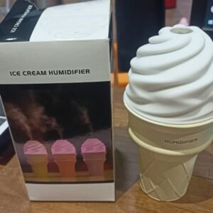 Ice Cream Cone Shape Air Freshener Humidifier (1Pc / Cream Color)