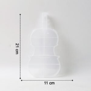 Violin Shape Plastic Storage Box (1 Pc)