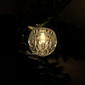 Set of 12 Crystal Style LED Decorative Lamps / Candle