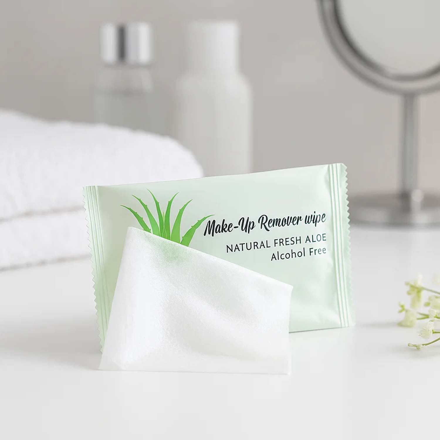 Premium Natural Aloe Makeup Remover Wipes (1 Pc) - Image 4