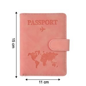Premium World Map Design Travel Passport Holder & Wallet (15x11cm / 1 Pc)