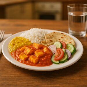 Plastic Round Dinner / Serving Plate – 23 cm (1 Pc)