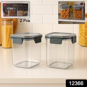 Apex Press N’ Lock Airtight Food Storage Container Set (2Pc/900ml) Approx