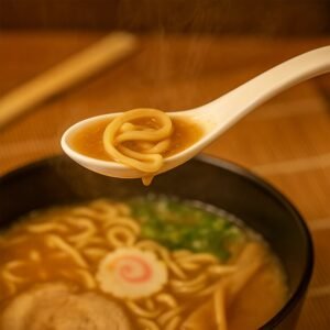 Plastic Soup Spoon – Deep Bowl (1 Pc / White)