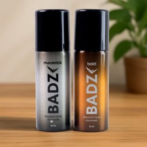 BADZ Long-Lasting Premium Deodorant Body Spray for Men (1 Pc / Mixed Fragrance / 45 ML)
