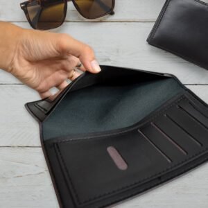 Premium Multi-Compartment Travel Document Holder and Card Organizer Wallet (1 Pc)