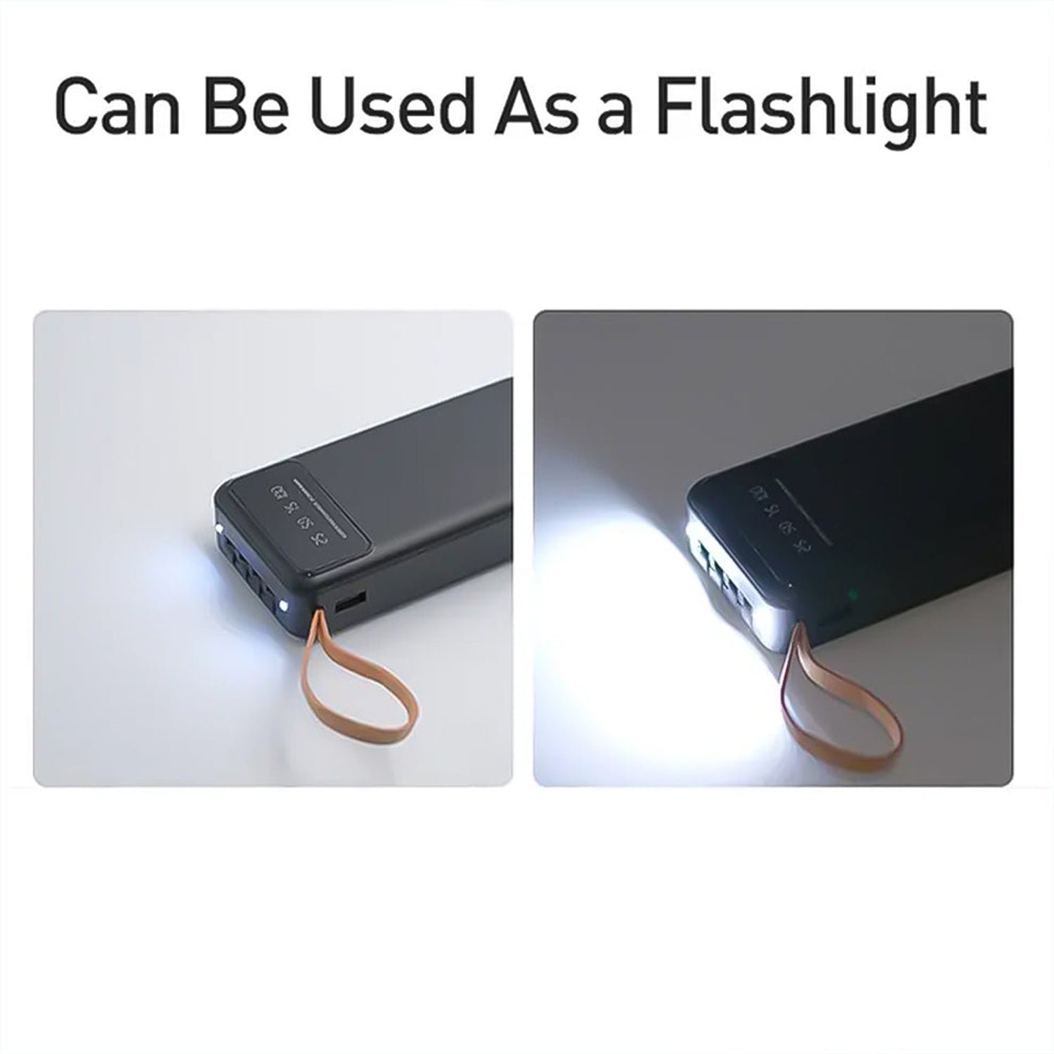 10000mAh, 12W Fast Charging Power Bank with built 4 in 1 USB with Mobile Holder (1 Pc) - Image 4