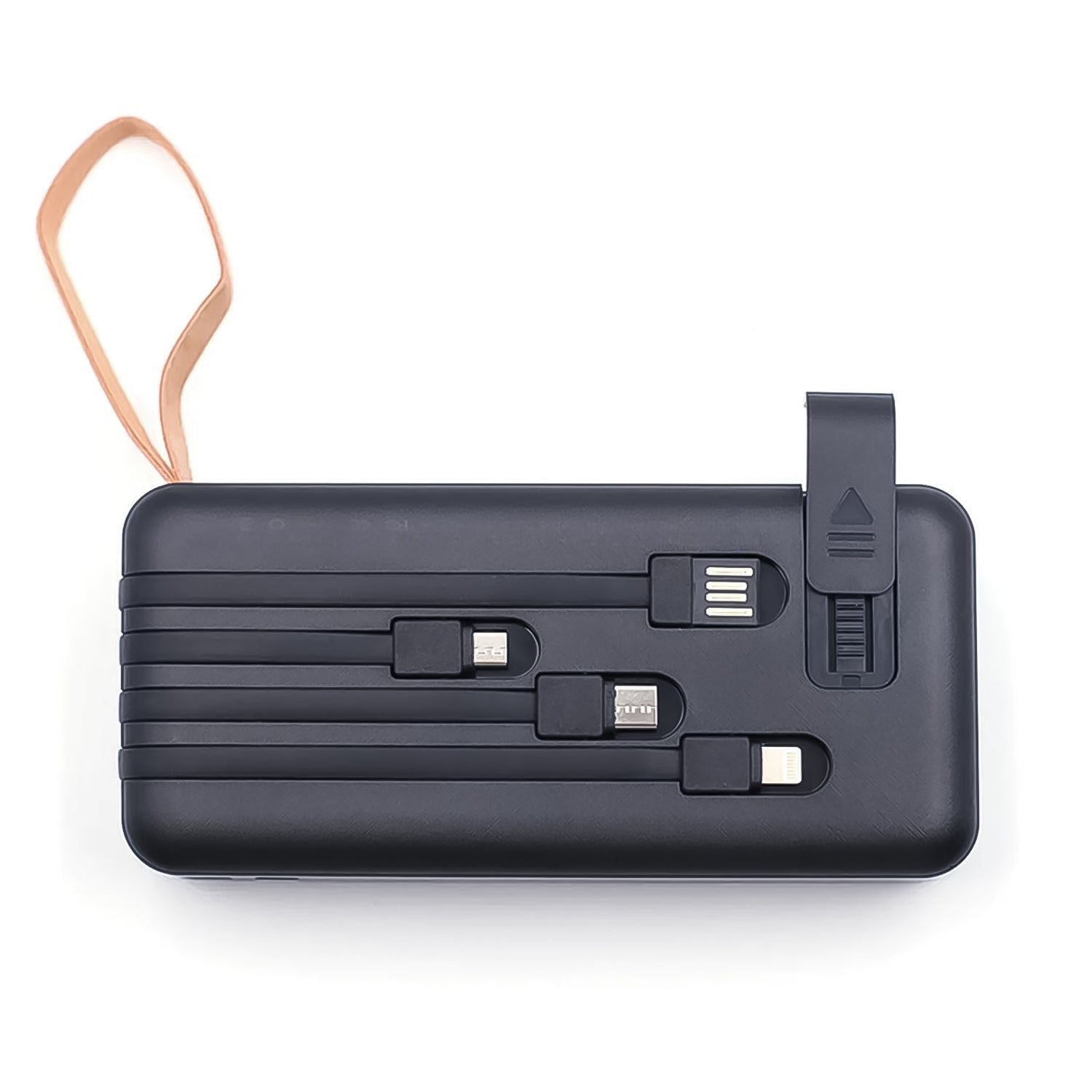 10000mAh, 12W Fast Charging Power Bank with built 4 in 1 USB with Mobile Holder (1 Pc) - Image 6