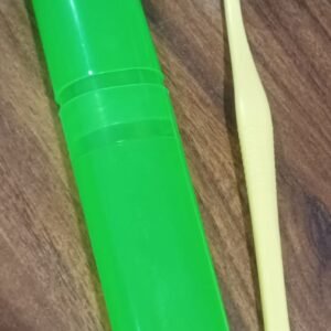 2-in-1 Soft Toothbrush & Tongue Cleaner for All Ages (1 Pc, With Cover)