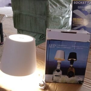 USB Rechargeable LED Bottle Lamp – 3 Color Dimmable Wireless Table Light for Home & Bar (1 Pc)